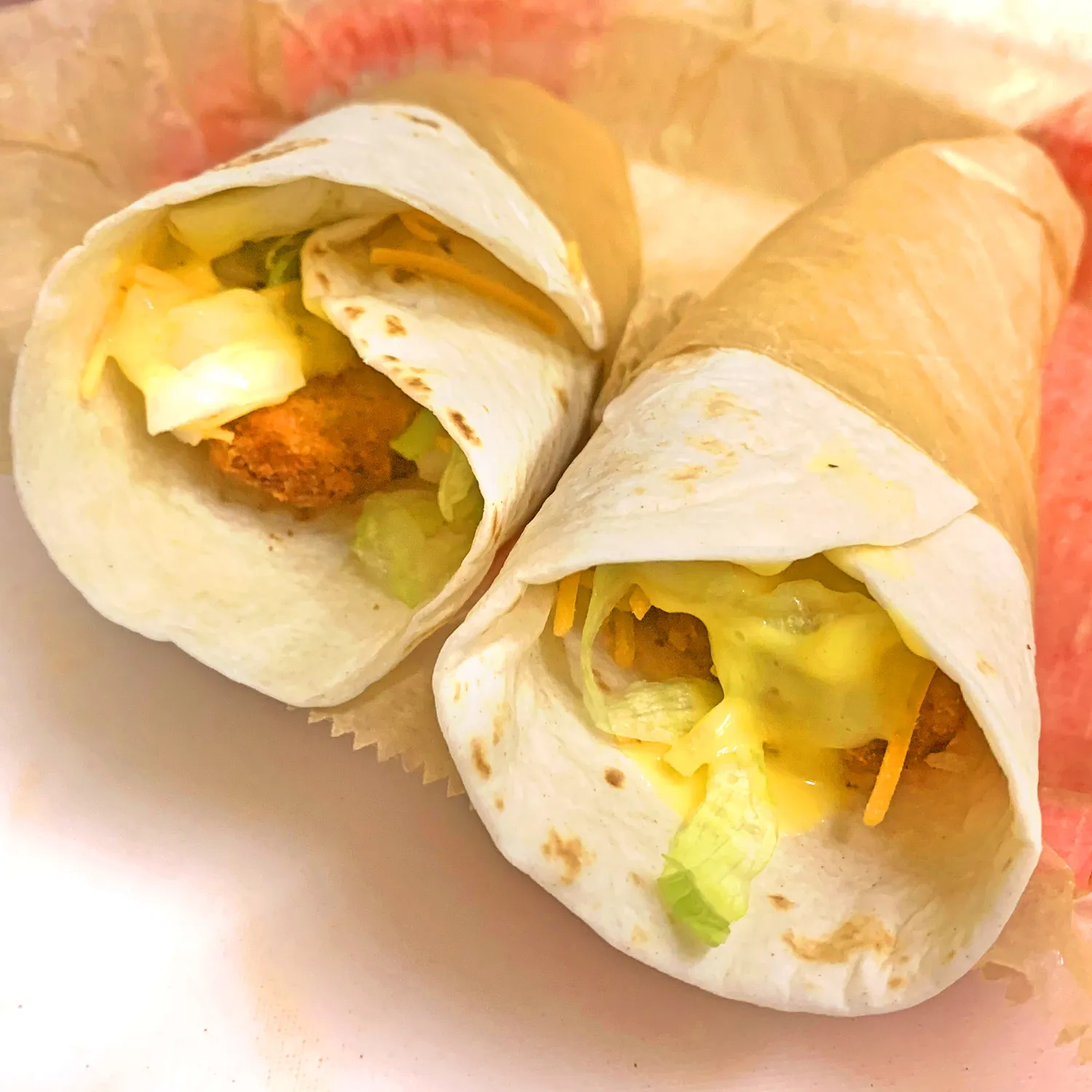 Scratch on the Break Chicken Wrap